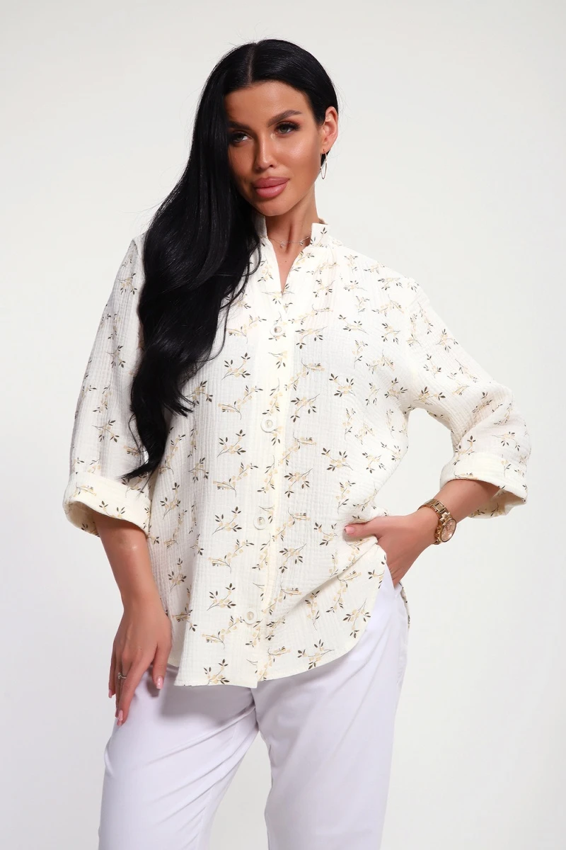 Рубашка 32745 (бежевый)