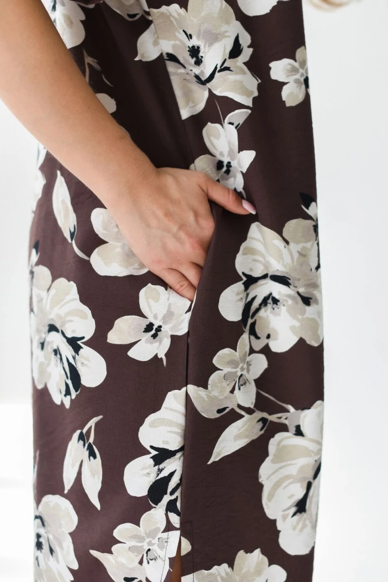 Платье Донна (коричневый)