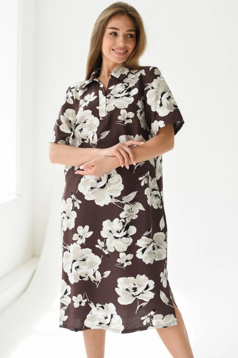 Платье Донна (коричневый)