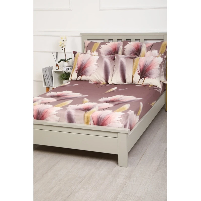 Простыня бязь ГОСТ Вечерние грёзы (серо-фиолетовый)