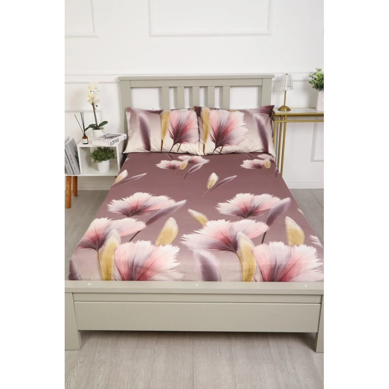 Простыня бязь ГОСТ Вечерние грёзы (серо-фиолетовый)