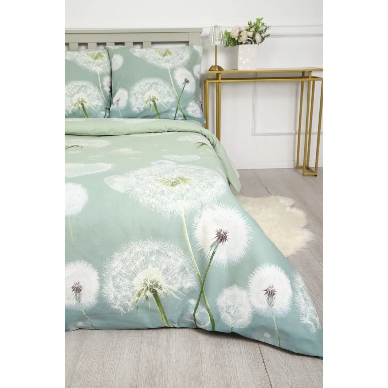 Пододеяльник бязь ГОСТ Одуванчики (серо-зеленый)