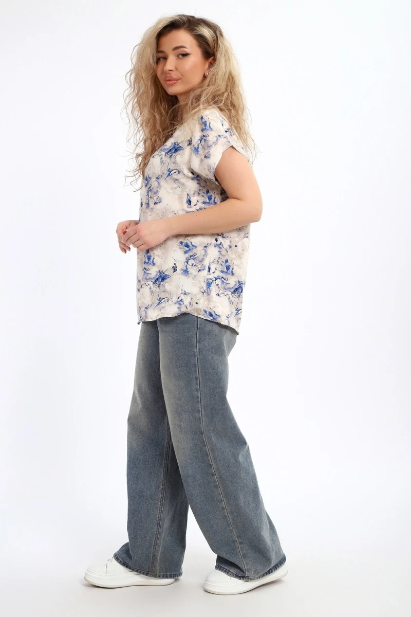 Блузка 069 (бежевый)