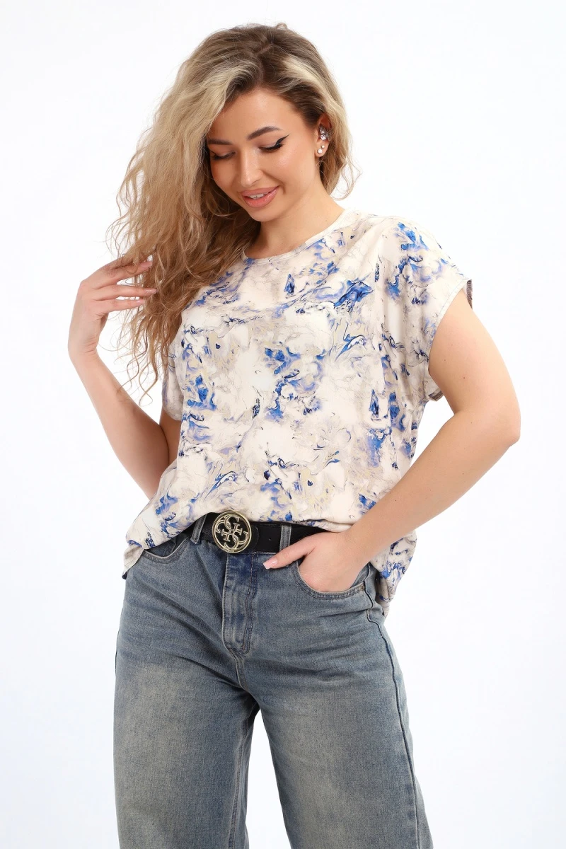 Блузка 069 (бежевый)