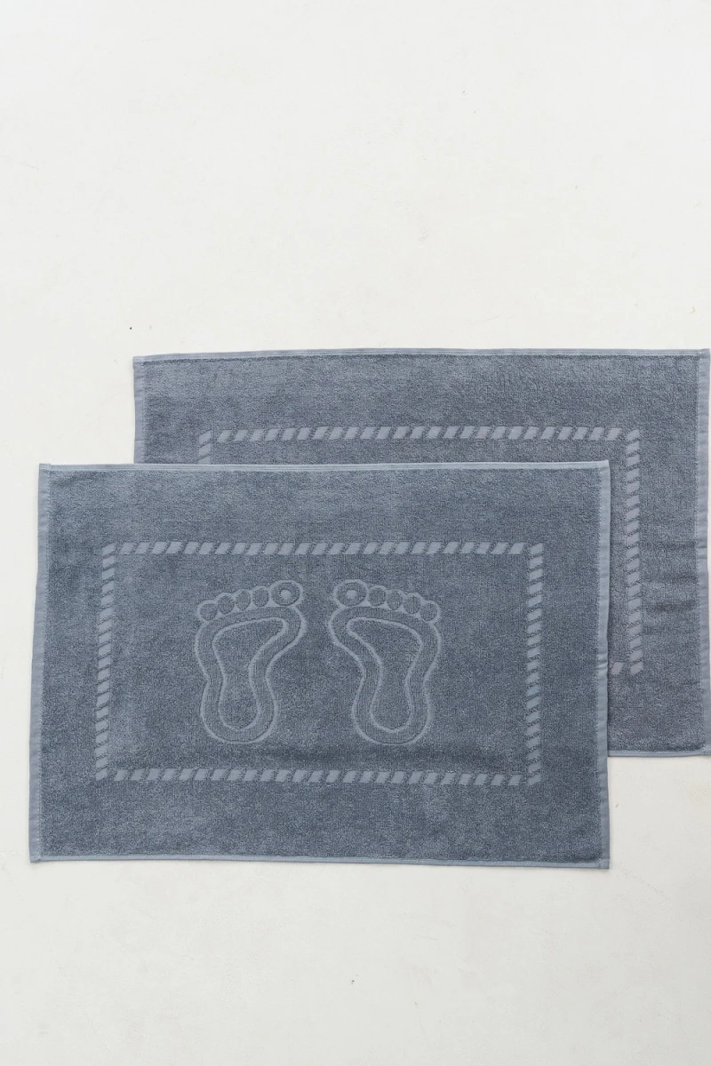 Полотенце Софатекс 50 * 70 коврик ножки 2шт (дымчатый)