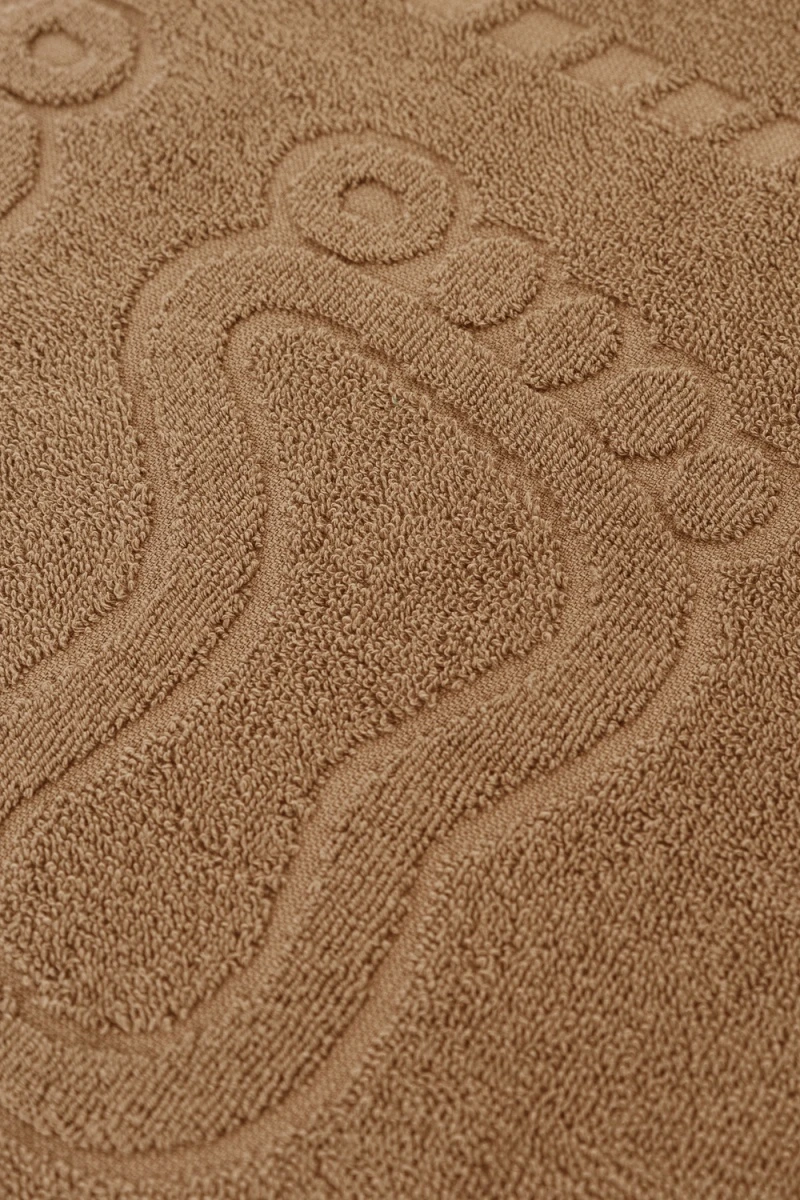 Полотенце Софатекс 50 * 70 коврик ножки 2шт (мокко)