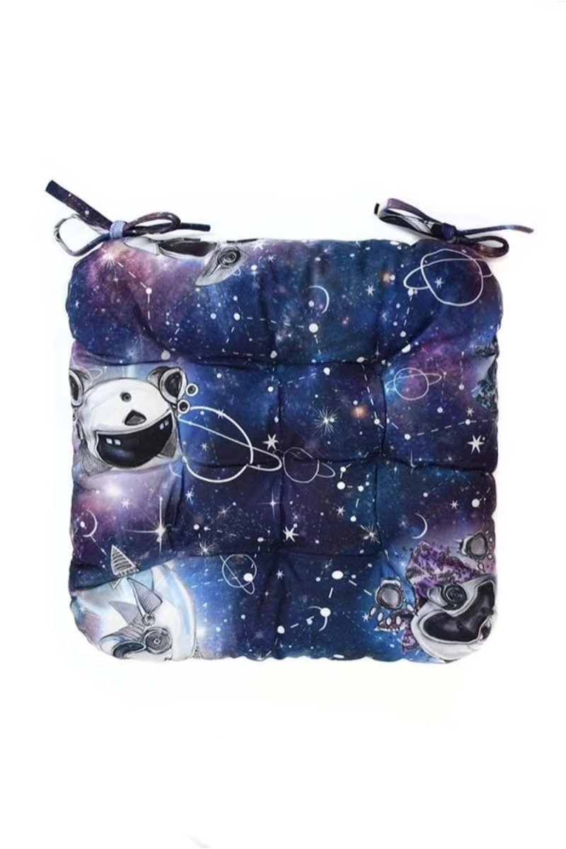 Подушка для мебели Сюжет с завязками ST4236 40*40см (космопузики)