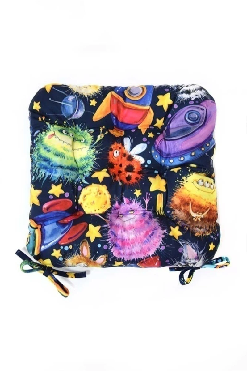 Подушка для мебели Сюжет с завязками ST4236 40*40см (НЛО)