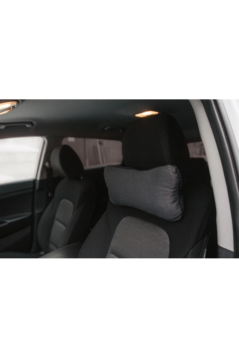 Подушка для авто Дорожная-Люкс (серый)