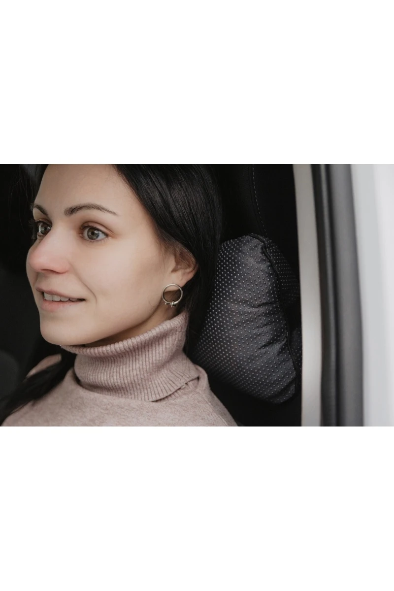 Подушка для авто Дорожная-Люкс (серый)