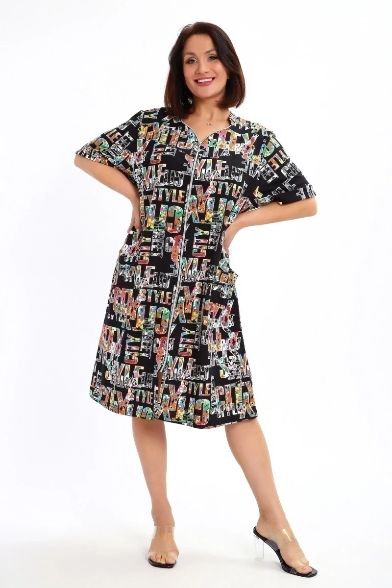 Халат 88146 (черный)