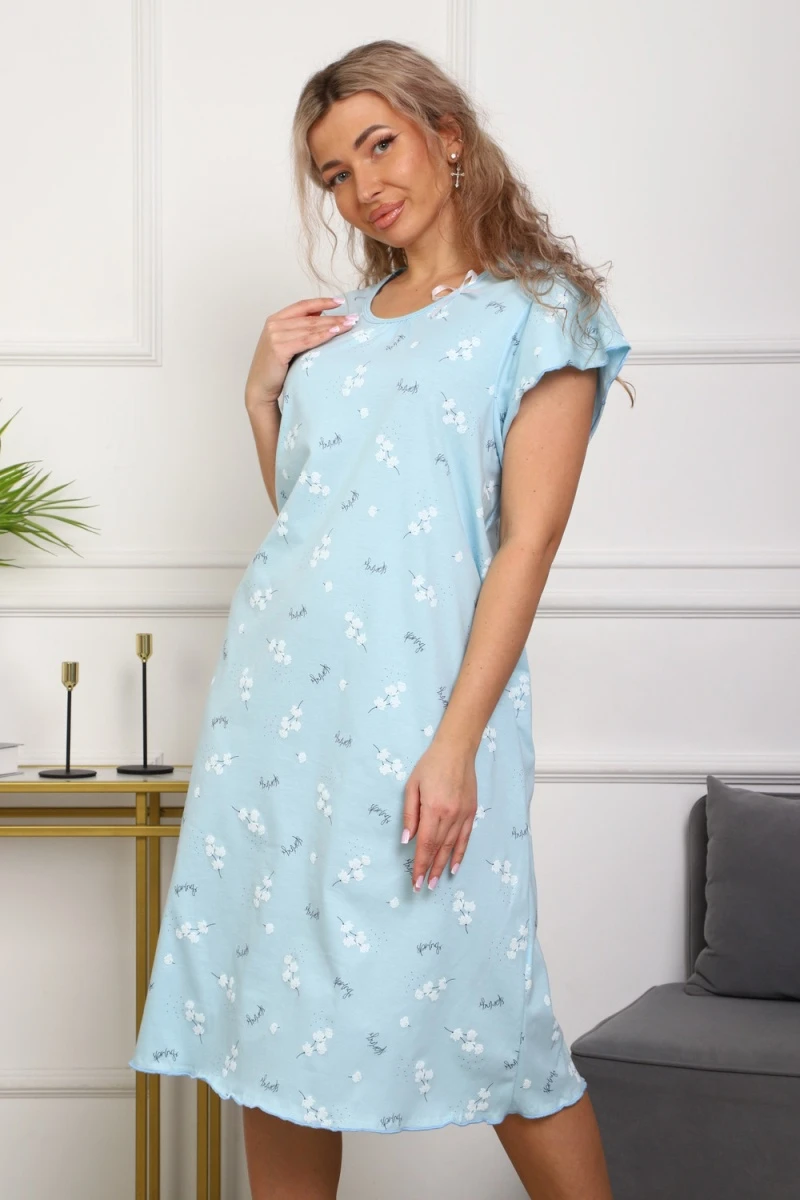 Сорочка 313 (голубой)