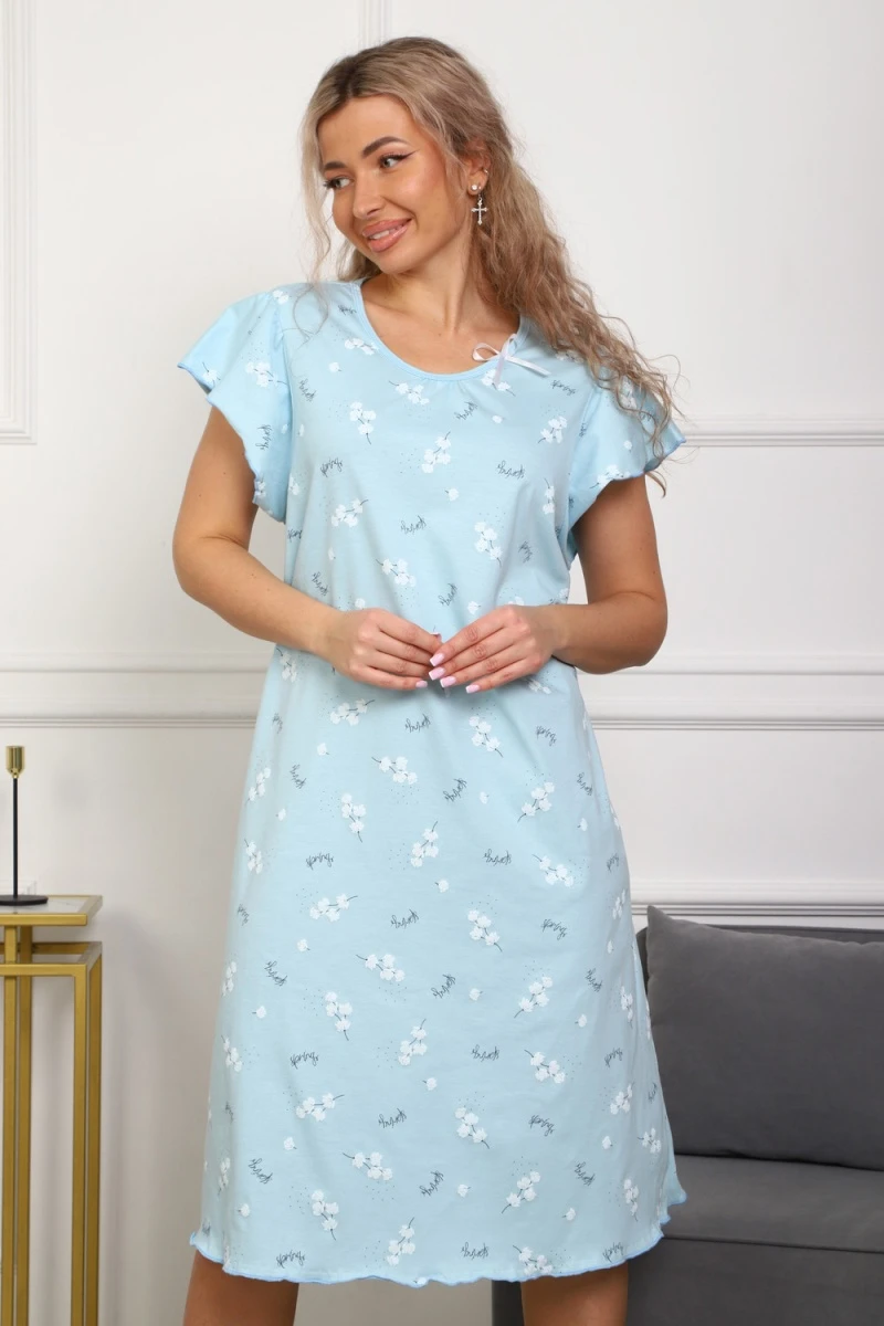 Сорочка 313 (голубой)