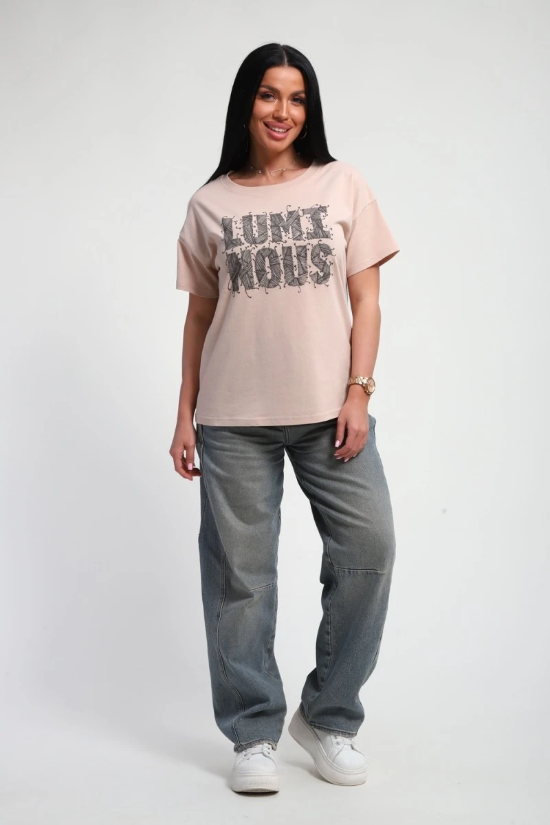 Футболка 85661 (бежевый)