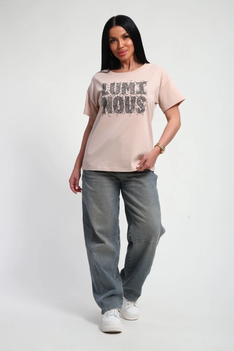 Футболка 85661 (бежевый)