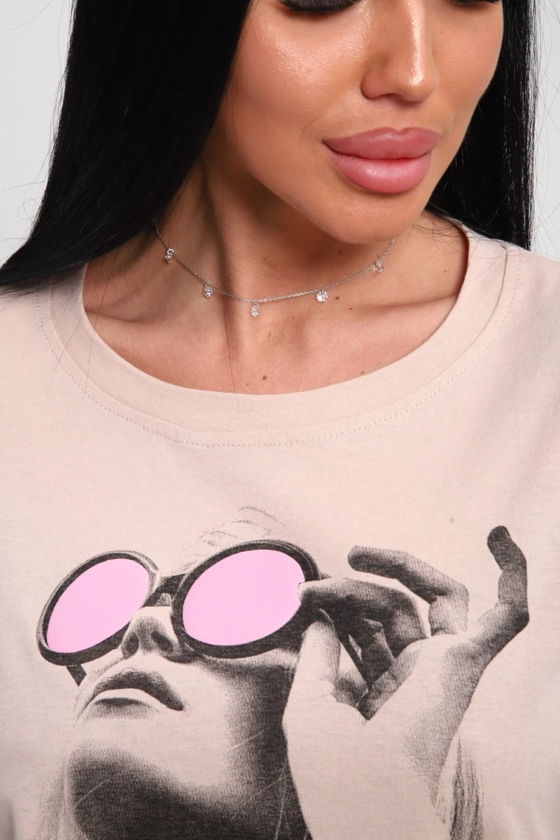 Футболка 85660 (бежевый)