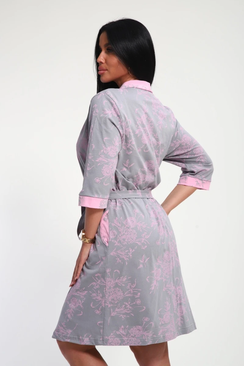 Пеньюар с сорочкой Элуна (розовый)