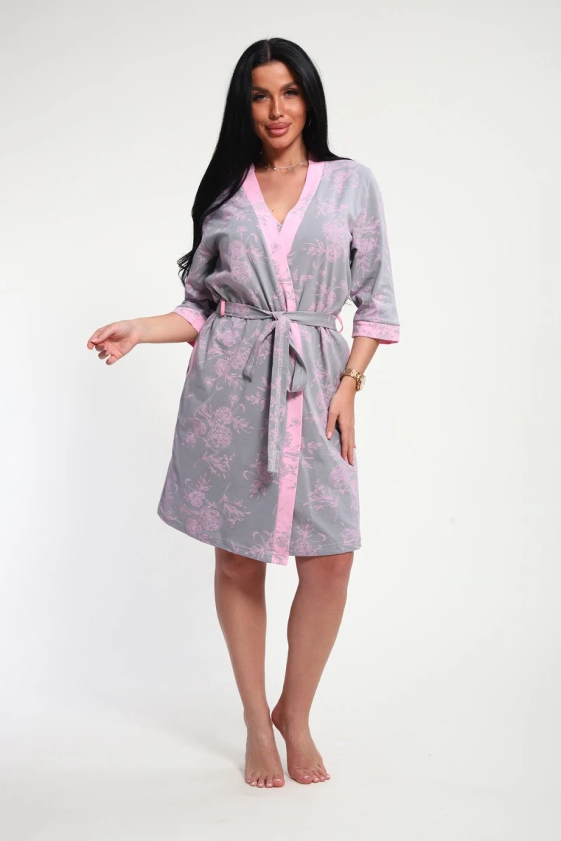 Пеньюар с сорочкой Элуна (розовый)