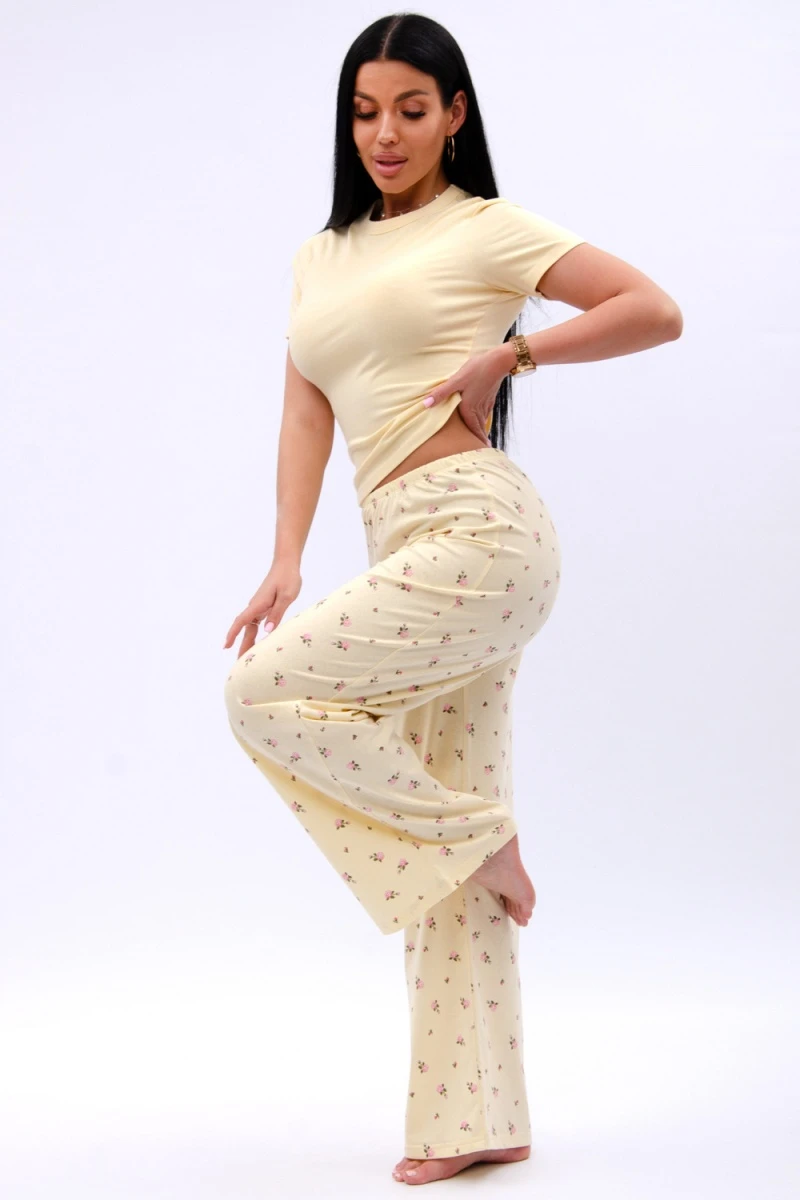 Пижама с брюками Брунелла 2 (желтый)