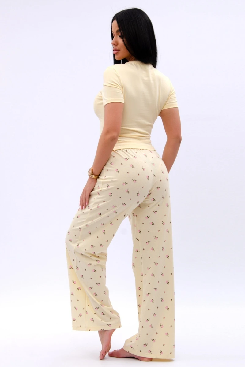 Пижама с брюками Брунелла 2 (желтый)