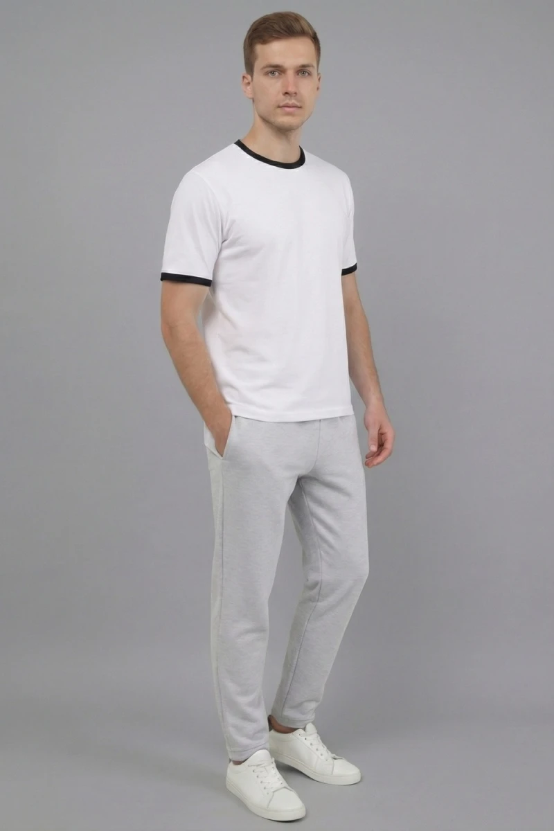 Футболка 14481 (белый+черный)