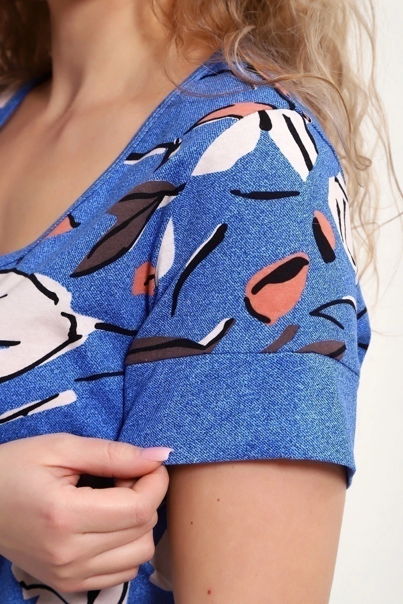 Халат 37004 (джинс)