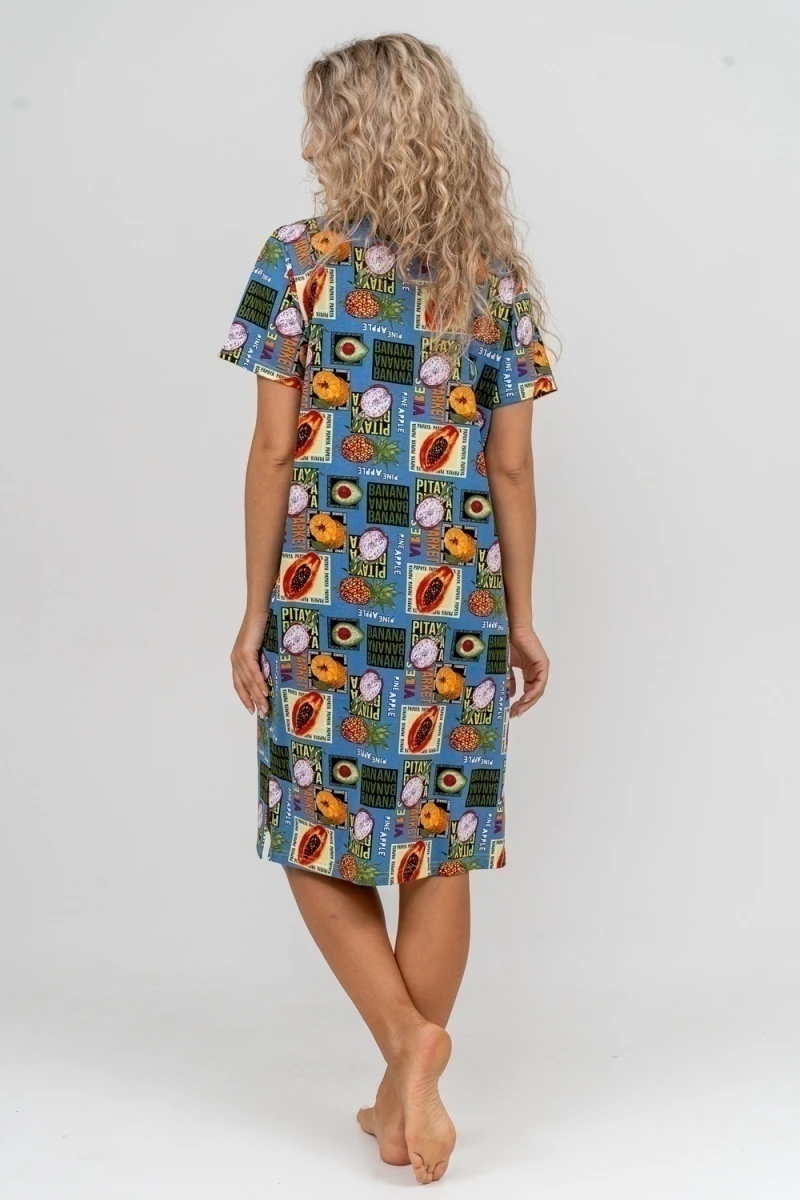 Халат 37007 (голубой)