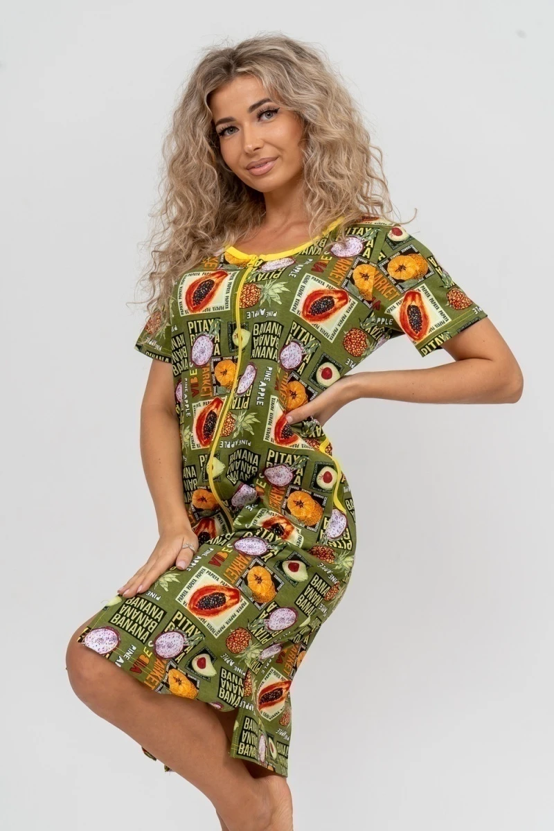 Халат 37007 (хаки)