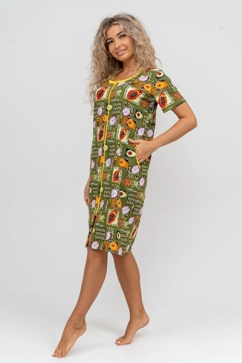 Халат 37007 (хаки)