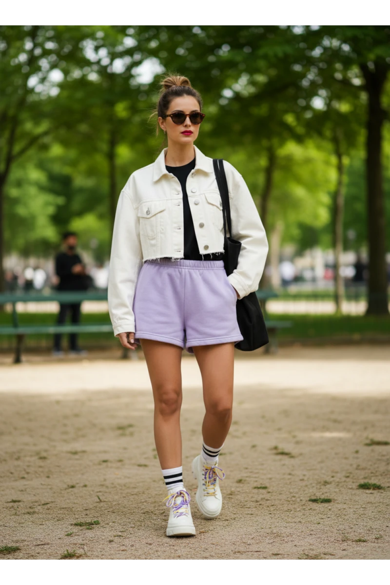 Шорты 825 (сирень)