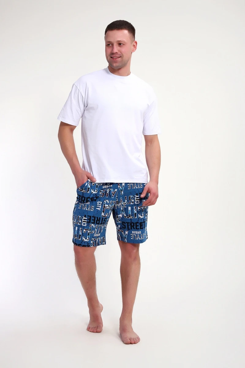 Шорты 37006 (индиго)