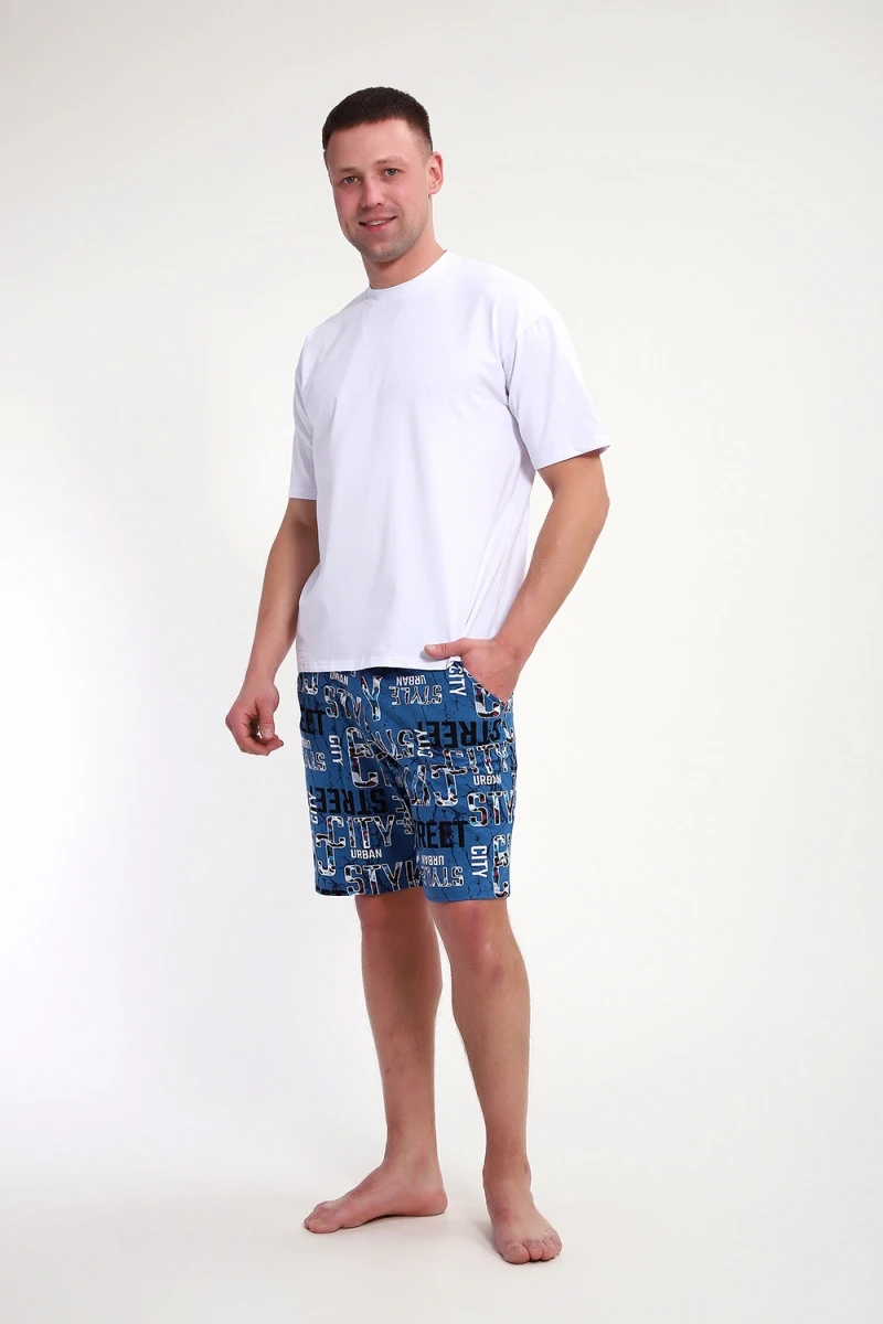 Шорты 37006 (индиго)