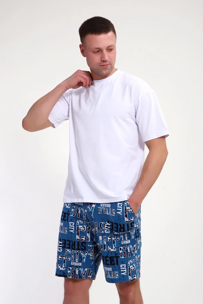 Шорты 37006 (индиго)