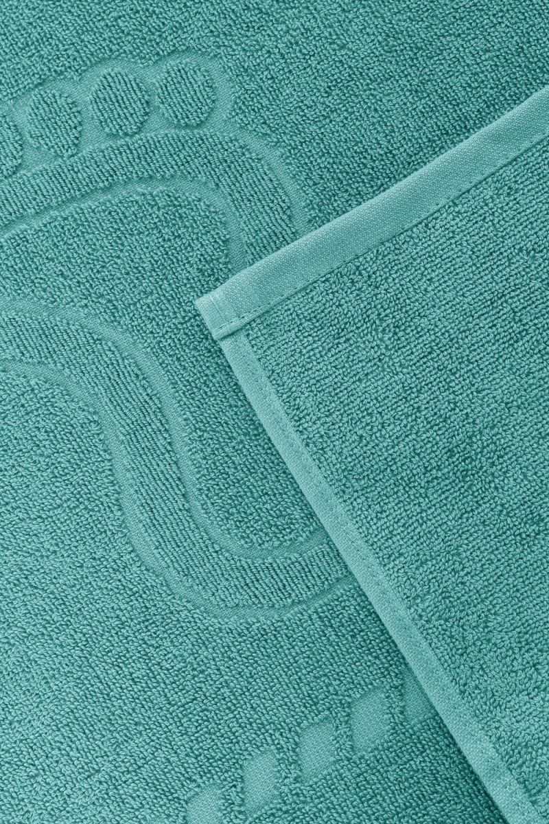 Полотенце Софатекс 50 * 70 коврик ножки 2шт (ментол)