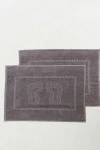 Полотенце Софатекс 50 * 70 коврик ножки 2шт (светло-серый)