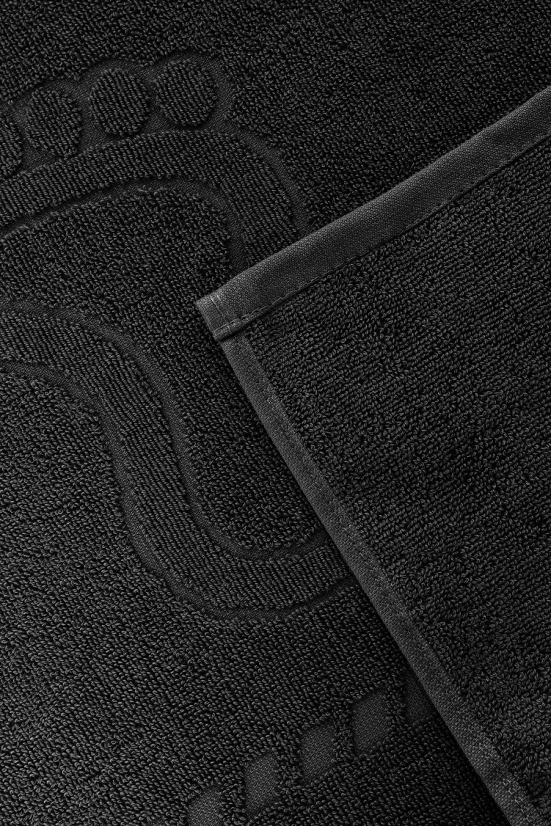 Полотенце Софатекс 50 * 70 коврик ножки 2шт (черный)