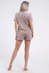 Пижама с шортами 668 (капучино)