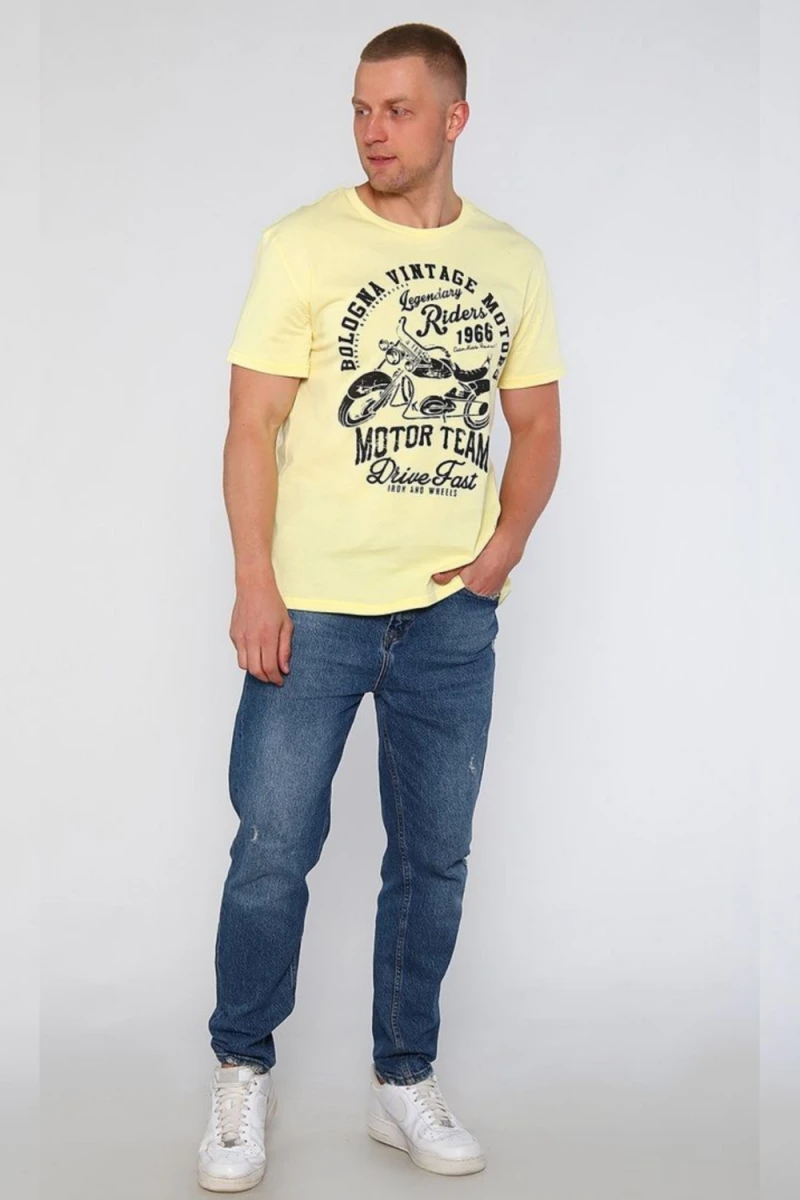 Футболка 2225 Байкер (лимонный)
