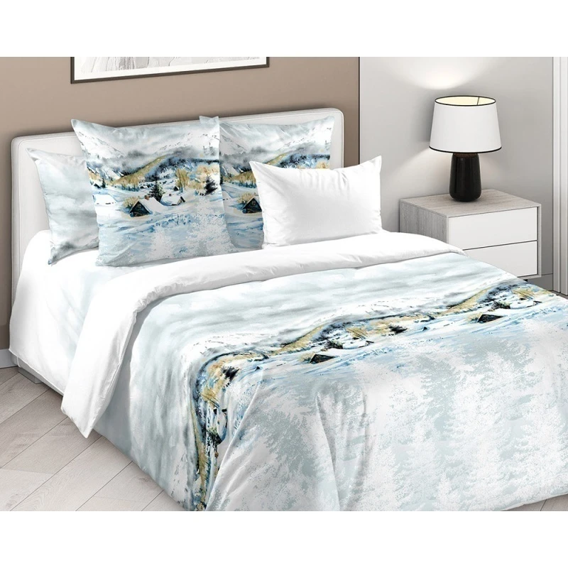 КПБ белье Снежное сияние, перкаль (в ассортименте)