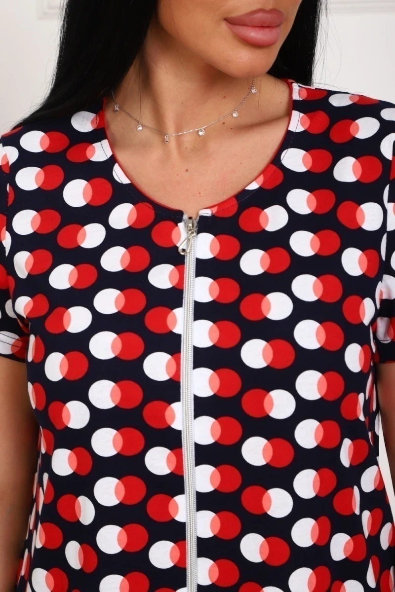 Халат 130т/1 (синий+красный)