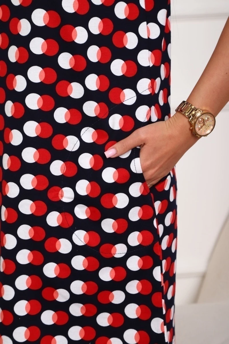 Халат 130т/1 (синий+красный)