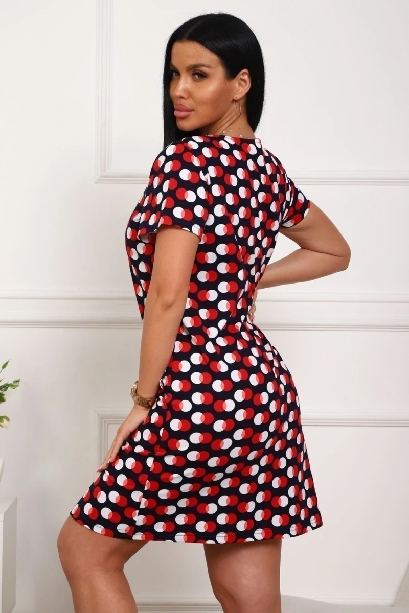 Халат 130т/1 (синий+красный)