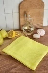 Полотенце вафельн. однотон.  60*45 150г/м2 пакет ТТ (Лимон)