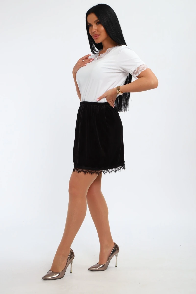 Юбка 19140 (черный)