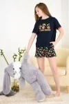 Костюм с шортами Бланш (синий)