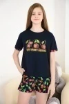 Костюм с шортами Бланш (синий)