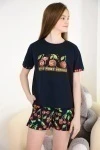 Костюм с шортами Бланш (синий)