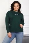 Лонгслив 88553 (темно-зеленый)
