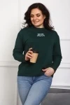 Лонгслив 88553 (темно-зеленый)