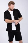 Костюм с шортами Бриони (черный)